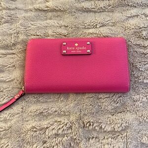 Kate spade zip around wallet